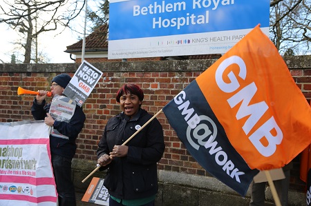 More than 150 cleaners and hostesses employed by Aramark across the South London and Maudsley NHS Trust are preparing strike action over a dispute for a living wage, sick pay and shift allowances.